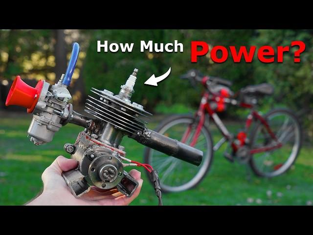 I Put My Homemade Two-Stroke Engine on a Bike