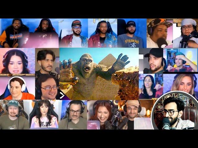 Godzilla Vs Kong Egypt Fight Scene Reaction Mashup | Godzilla x Kong: The New Empire