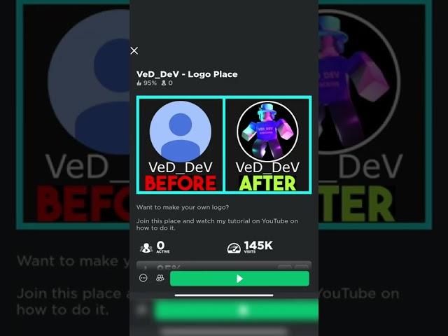 [OUTDATED] HOW TO MAKE A ROBLOX PROFILE PICTURE FOR YOUTUBE/DISCORD/TWITCH/ #shorts #roblox #howto