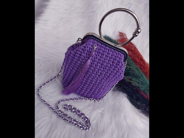clic-clac purse, crochet bags, вязание сумки крючком ツ