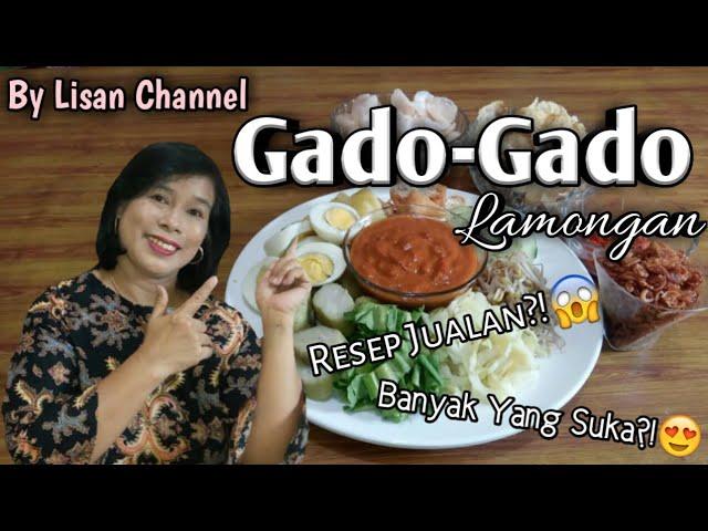 BONGKAR RESEP RAHASIA JUALAN LAGI!! RESEP GADO-GADO ENAK BANGET || LISAN CHANNEL