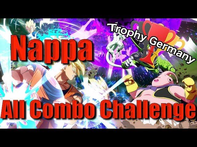 Dragon Ball FighterZ - All Combo Challenge 'Nappa'