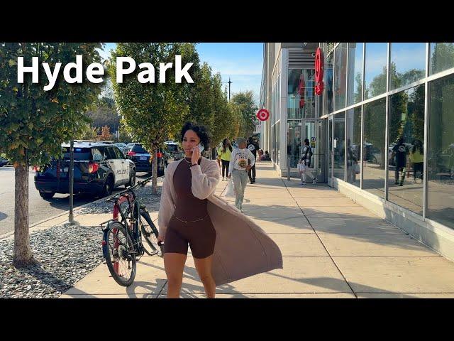 Fall in Chicago Hyde Park Walking Tour on Saturday | November 2, 2024 | 4k Video