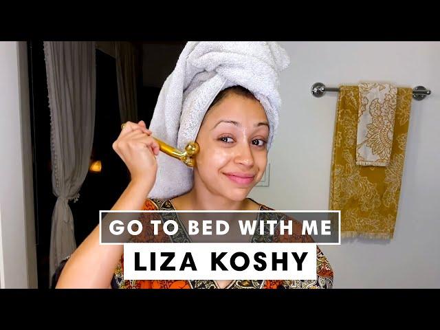 Liza Koshy's #StayHome Nighttime Skincare Routine | Go To Bed With Me | Harper's BAZAAR