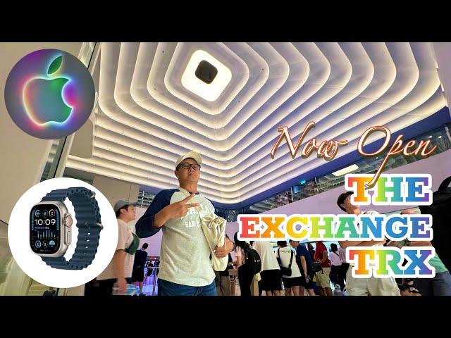 INSIDE THE AWESOME APPLE THE EXCHANGE TRX NOW OPEN: PURCHASED MY FIRST APPLE WATCH