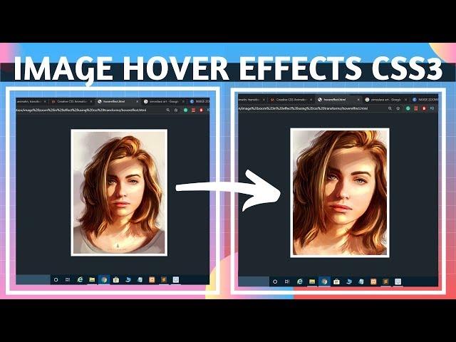 Zoom & Rotate Image on Hover Effects Animation in CSS3