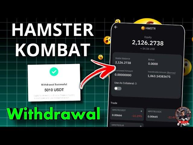 Hamster Kombat Withdrawal | Hamster token Sell Processing | How to sell Hamster token | On-Chain