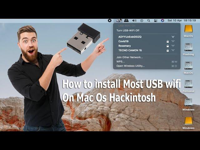 Fix USB wifi For Mac and Hackintosh