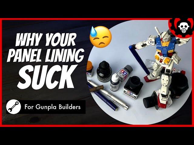 HOW to Panel Line a Gundam | TIPS for better Gunpla Panel Lining