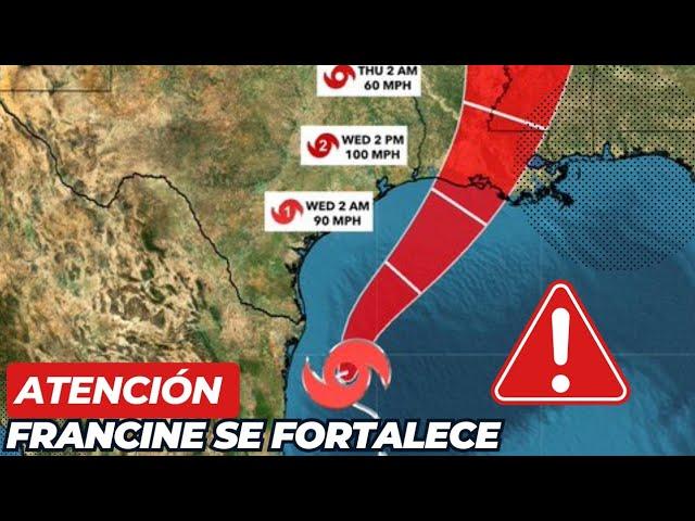 La #tormenta #tropical #francine se fortalece #lousiana #texas #huracan