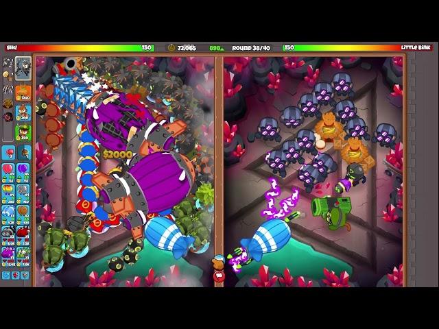 BTD Battles 2 - Plasma Monkey Fan Club VS 4 Fortified BADs