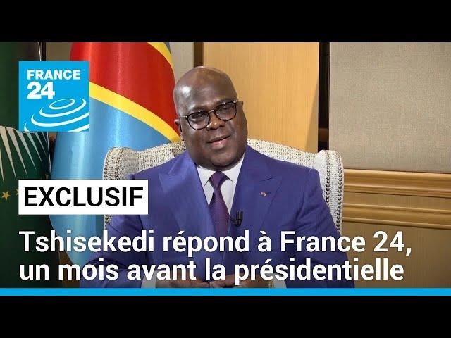 Félix Tshisekedi : "Je n'ai aucune leçon à recevoir de Moïse Katumbi" • FRANCE 24