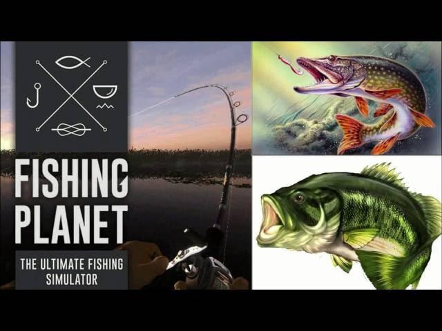 Fishing planet. ловля щуки и пятнистого басса на озере Лоун Стар