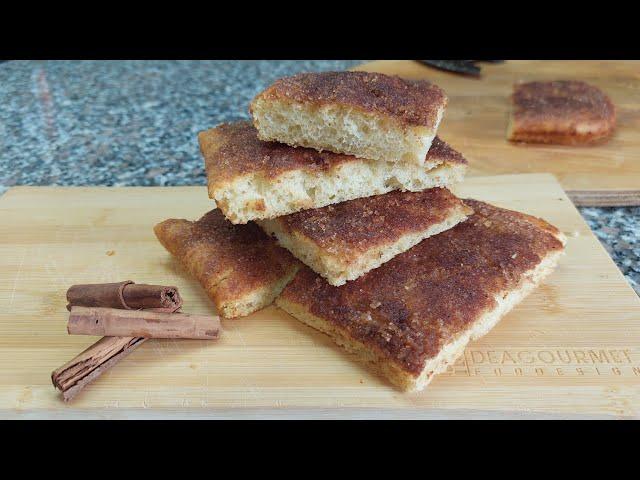 Focaccia dolce con patate e cannella (ricetta antica di viterbo)