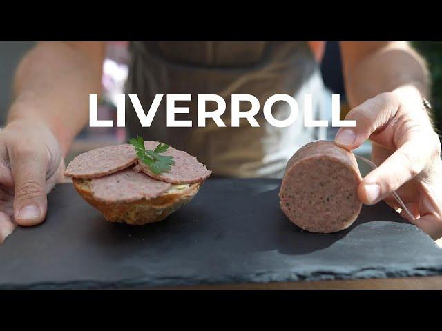 Leberrolle (liverroll) - Delicious, sliceable liver sausage