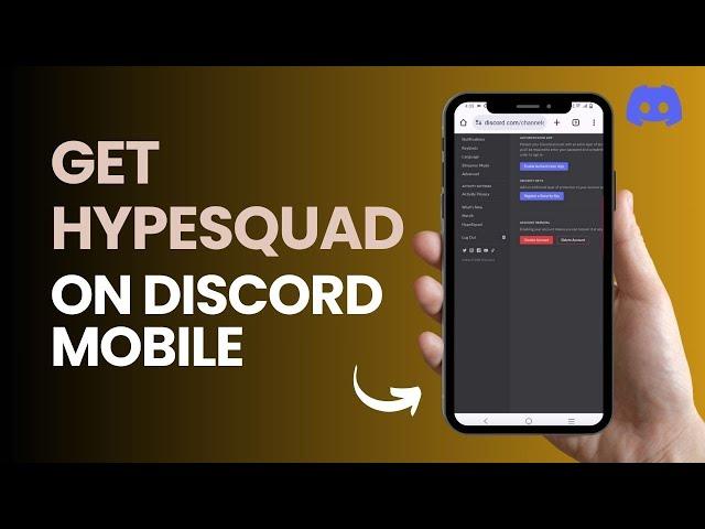 How to Get Hypesquad on Discord Mobile (SIMPLE)