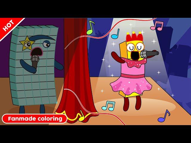 NB 50 is The Owner Of That Voice | Numberblocks Fanmade Coloring Story