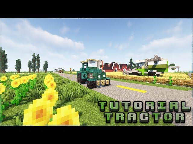 Гайд как построить трактор в Майнкрафт | Minecraft - Tutorial 29 |