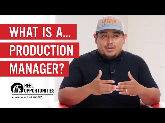 What is a... Production Manager? | Careers in Film