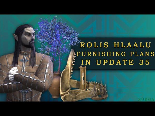 Rolis Hlaalu Furnishing Plans in Update 35 | ESO