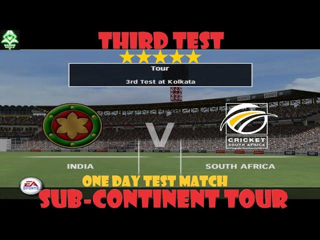 INDIA VS SOUTH AFRICA | Third Test | Sub-Continent Tour | CRICKET 07