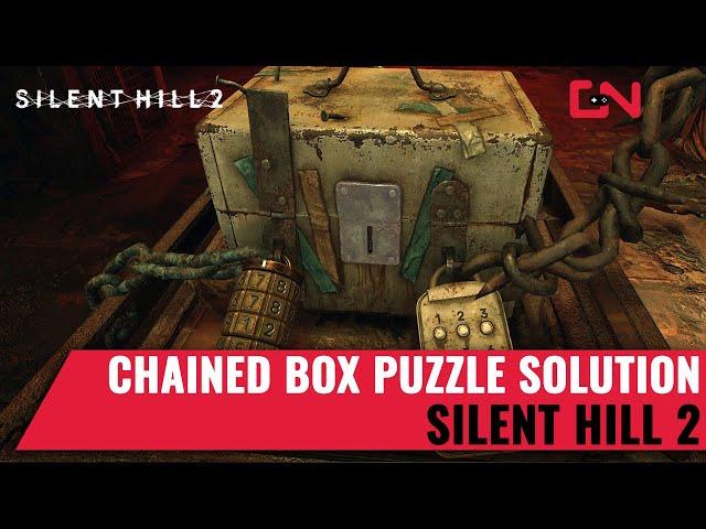 Silent Hill 2 Chained Box Puzzle Solution - Watch it go dark, Hospital Box Code, Lapis eye key