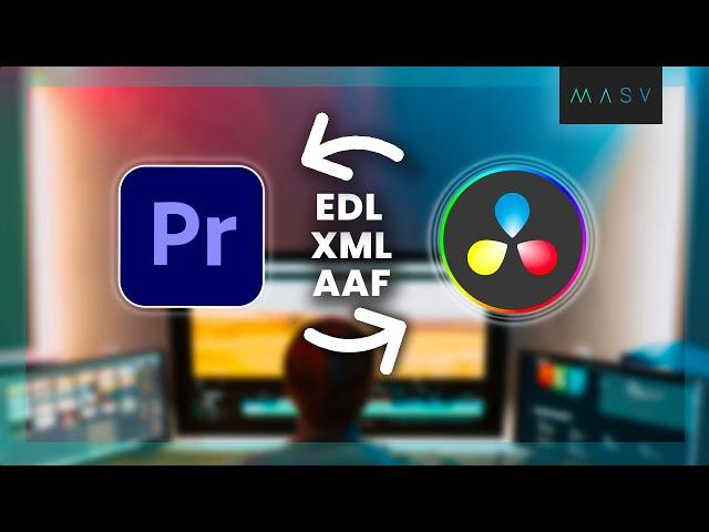 EASY Premiere Pro to DaVinci Resolve Workflow | Edit ↔️ Color Grading