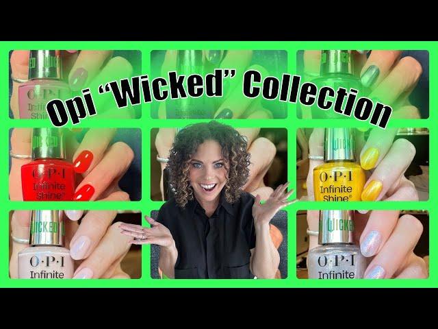 New Opi "Wicked" Infinite Shine Collection | Review with comparisons!