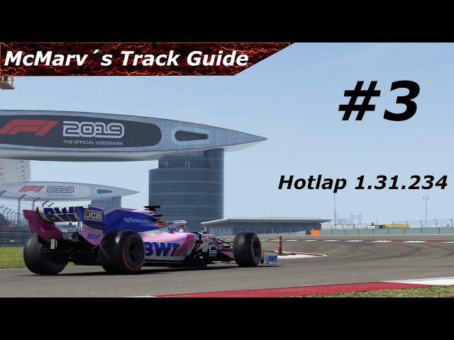 F1 2019 China Track Guide + Setup