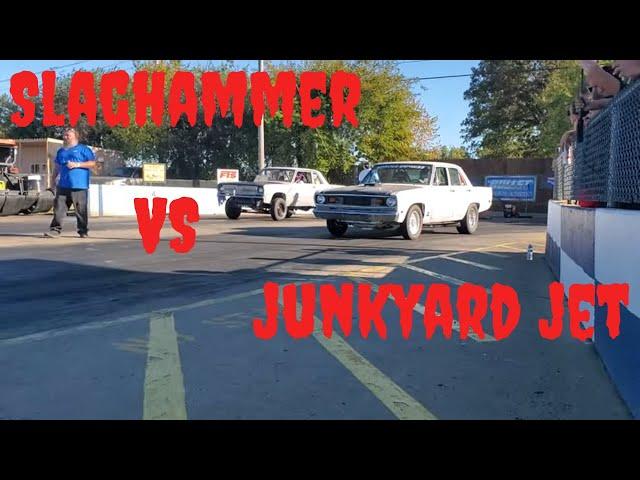 Slaghammer vs the junkyard jet @Mopar AL @Daddy’s Money Garage