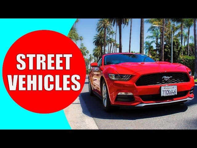 Street Vehicles for Children - Cars and Trucks - Learn Street Vehicle Sounds for Kids | Kiddopedia