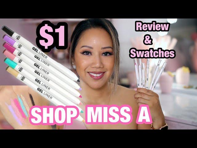 Shop Miss A AOA Studio Gel Eyeliner Review & Swatches - Are They Worth It? Shop Miss A Gel Eyeliners