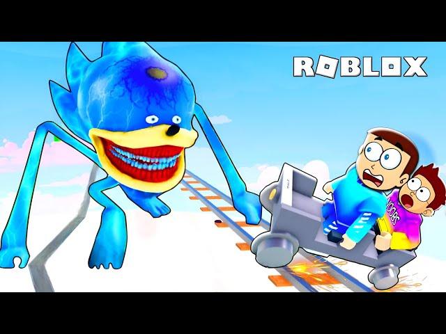 Roblox Cart + Car Ride into Shin Sonic Tapes | Shiva and Kanzo Gameplay