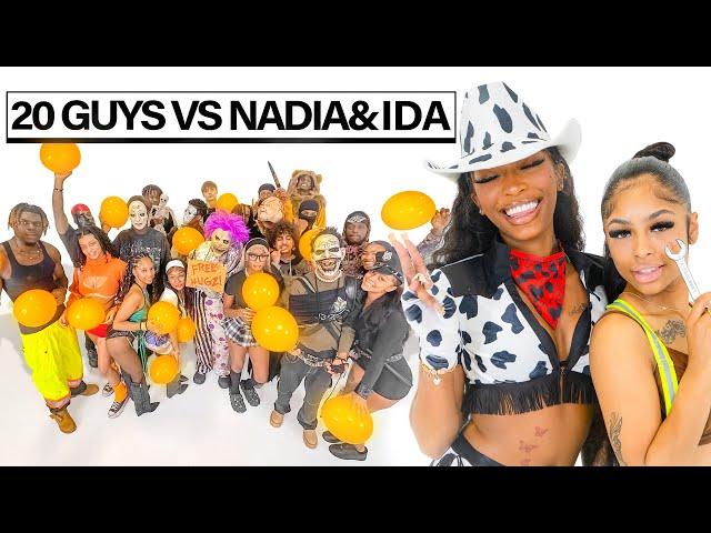 20 GUYS VS 2 INFLUENCERS: NADIA & IDA