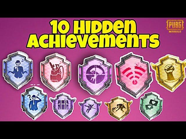 All New & Old Hidden Achievements | Get Free Premium Crates | Top 5 Hidden Achievements | PUBG