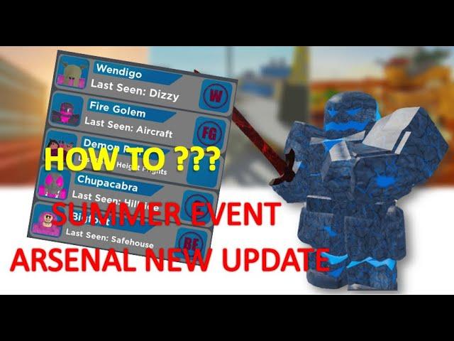 HOW TO GET ALL CRYPTID HUNT SKINS l Roblox Arsenal Summer Update