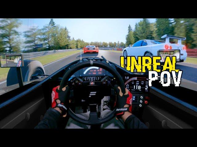 90s F1 FULL SEND at Nordschleife with Traffic | Fanatec CSL DD