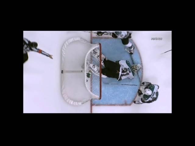 Very Close NHL Hockey Goal Review -- Did Stick or Skate Last Touch the Puck?