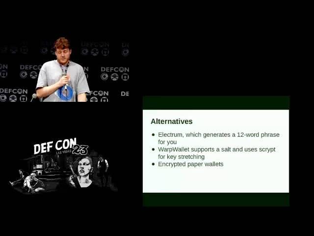 DEF CON 23 - Ryan Castellucci - Cracking CryptoCurrency Brainwallets