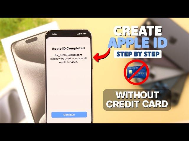 How to Create a New Apple ID on iPhone 15's! [Setup Step by Step]