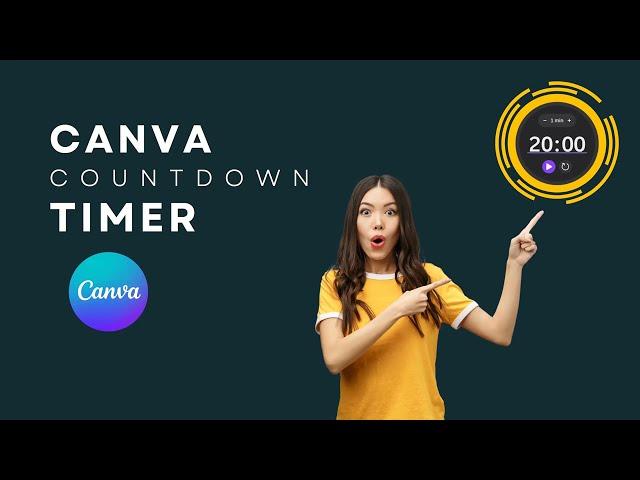 How to add a COUNTDOWN Timer⏱ to Canva presentations  [EASY Canva FREE/PRO Tutorial]