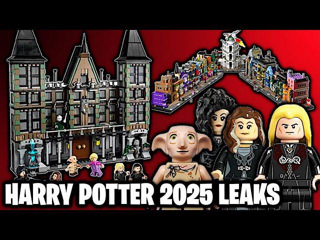 LEGO Harry Potter 2025 Leaks: Malfoy Manor & Microscale Winkelgasse ‍️ | LEGO News