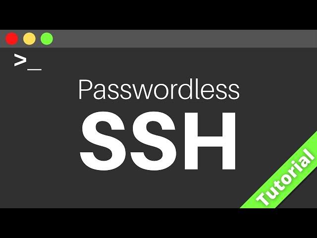 How to SSH Without a Password (like a boss)