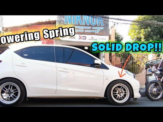 L&T Lowering Springs for Honda Brio by Niknok Car Mags - Solid Drop! #loweringsprings #L&TSpring