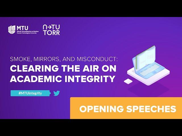 MTU Integrity Event Opening Speeches