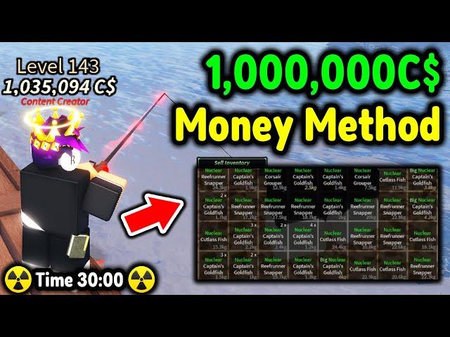 I Made $1,000,000 Using This NEW MONEY FARM METHOD in Roblox Fisch..