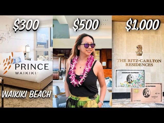 $300 vs $1,000 Hotel in Waikiki Beach Hawaii | Prince Waikiki vs Ritz-Carlton | O'ahu Travel Guide