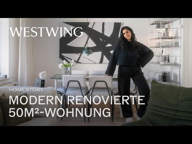 Modern renovierte 50m²-Wohnung mit Chrom Akzenten | Minimalistisch & gemütlich einrichten | Hometour