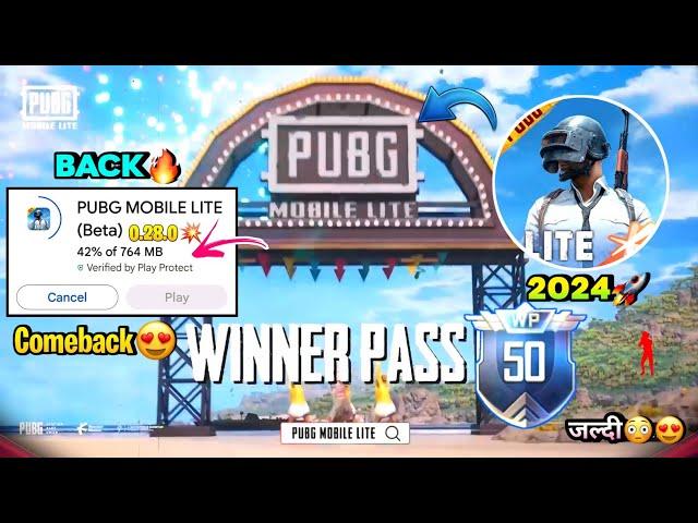 Pubg Lite Old 0.28.0 New Comeback Update 2024 | Pubg Mobile Lite 0.28.0 System Update 2024 