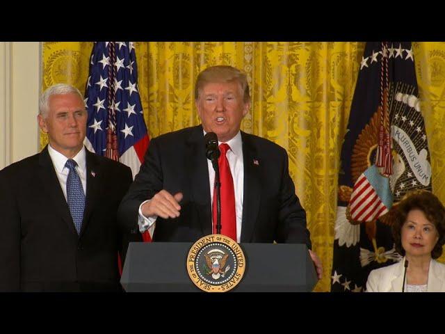 Trump calls on Pentagon to create Space Force